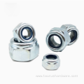 Galvanized hexagonal self-locking nut DIN985